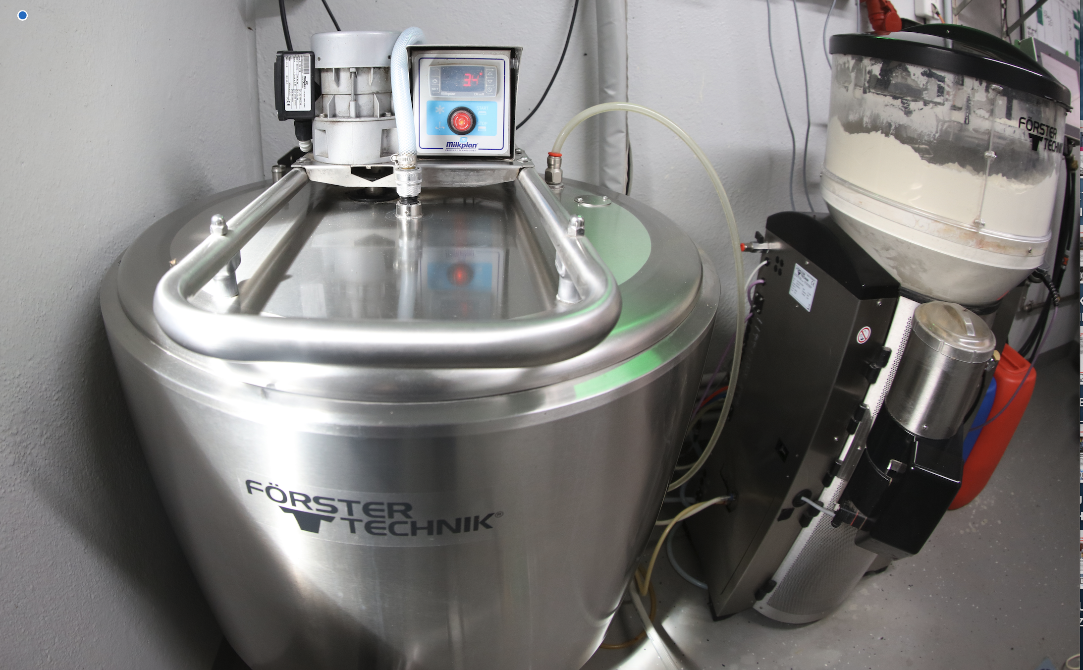 SmartTank: Safely store fresh milk in a cooled environment.