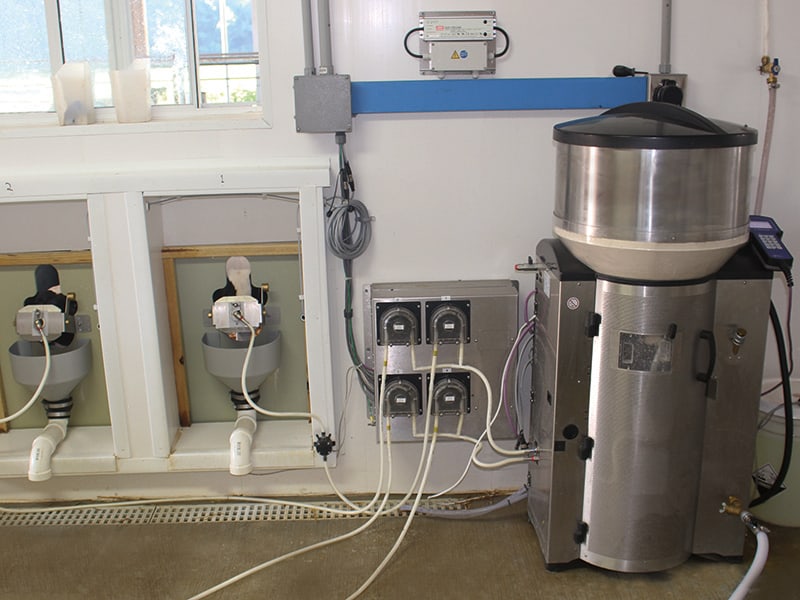 Calf feeder with SynchroFeed