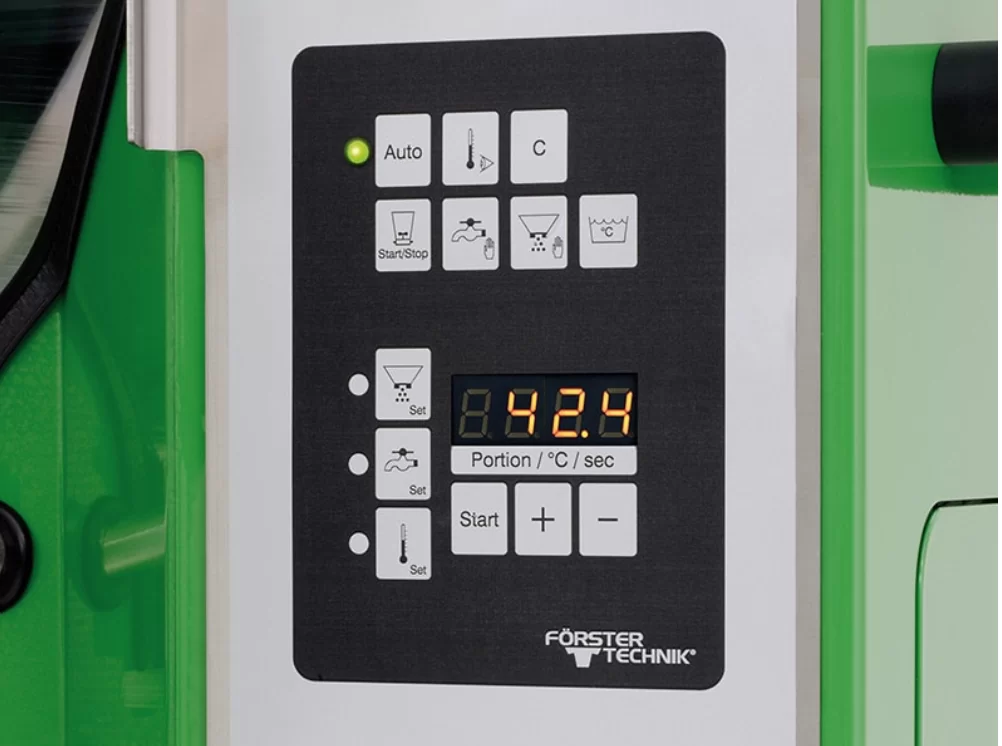 7-segment display on the lamb feeder automatic from Förster-Technik – Easy and intuitive operation for convenient feeding management.
